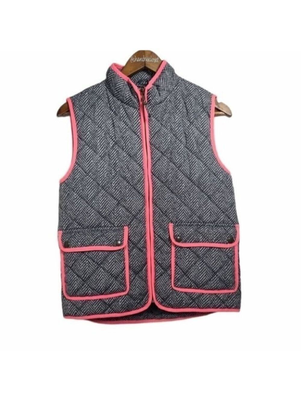 Crewcuts Girls Quilted Full Zip Vest 14